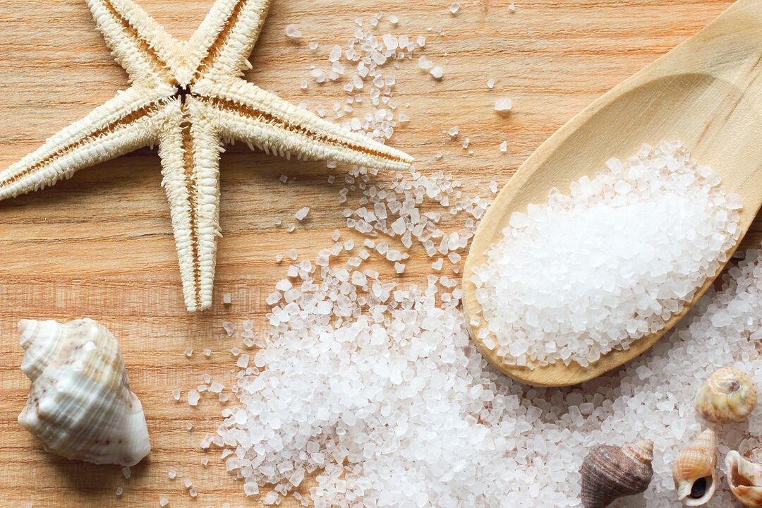 Traiter les champignons avec du sel marin